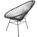Acapulco Design - Acapulco Chair Leather, Leather negro
