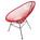 Acapulco Design - Acapulco Chair Classic, Rojo