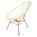 Acapulco Design - Acapulco Chair Classic, Eggshell / garnet red