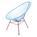 Acapulco Design - Acapulco Chair Classic, Mex blue / garnet red