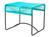 Acapulco Design - Acapulco Stool Outdoor, Aqua Verde