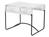 Acapulco Design - Acapulco Stool Outdoor, Blanco / negro