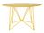 Acapulco Design - The Ring Table Indoor, Laminate Lemon yellow