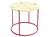 Acapulco Design - Acapulco Side Table Outdoor, Eggshell / garnet red