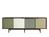 Andersen - S1 Sideboard, Oiled walnut - Green/grey