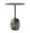 &Tradition - Lato Side Table, Round (Ø 40 cm), Deep Green / Verde Alpi Marble