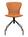Bruunmunch - PLAYchair Swing, Without armrests, Leather cognac
