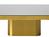 ClassiCon - Bow Coffee Table, Brass natural, H 25 x W 100 x D 100