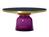 ClassiCon - Bell Coffee Table, Brass with clear varnish, Amethyst violet