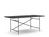 Richard Lampert - Eiermann Table, Linoleum black with black edge (Forbo 4023), 200 x 90 cm, Black, Vertical,  offset (Eiermann 2), 135 x 78 cm