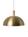 Ferm Living - Collect Lighting, Low, Brass, Dome, Brass