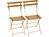 Fermob - Bistro Folding Chair Set of 2, Gingerbread
