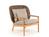 Gloster - Kay Lowback Lounge Chair, Brindle, Fife Rainy Grey