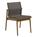 Gloster - Sway Teak Chair, Powder coated anthracite, Fabric Sling granite, Without armrests