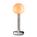 Grau - Fire Portable Lamp, Polished aluminium