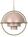 Gubi - Multi-Lite Pendant Lamp, Rose dust