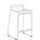 Hay - Hee Bar Stool, Kitchen version: seat height 65 cm, Hot Galvanized