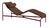 Hay - Palissade Chaise Longue, Iron red, With cushion, With neck pillow