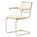 Thonet - JS . Thonet - S 64 P/V Nordic Cantilever Chair, Nordic 03 - leather, alabaster white