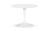 Knoll International - Saarinen Round Sofa Table, Small (Height 36/37 cm, ø 51 cm), White, Laminate white