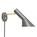 Louis Poulsen - AJ Wall Lamp, Grey/Brass