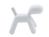 Magis - Puppy, Extra large (H 81 x W 61,5 x D 102 cm), Polyethylene (intended for use outdoors), Matt white (1700 C)