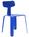 Nils Holger Moormann - Pressed Chair, Ultramarine blue glossy