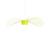 Petite Friture - Vertigo Pendant Lamp, Ø 140 cm, Neon Yellow