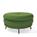 Richard Lampert - Pouf Fat Tom, 3-layer, with legs, Green