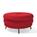 Richard Lampert - Pouf Fat Tom, 3-layer, with legs, Red