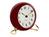Rosendahl - AJ Station Table Clock, burgundy / white