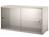 String - String System Display Cabinet With Sliding Glass Doors, Beige lacquered