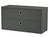String - String System Drawer Unit, 78 x 30 cm, Dark grey lacquered