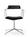Vipp - Swivel Chair, Black leather, Polished