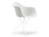 Vitra - Eames Plastic Armchair RE DAR, White, Without upholstery, Without upholstery, Standard version - 43 cm, Coated white