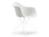 Vitra - Eames Plastic Armchair RE DAR, White non-RE, Without upholstery, Without upholstery, Standard version - 43 cm, Coated white