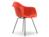 Vitra - Eames Plastic Armchair RE DAX, Red (poppy red), Without upholstery, Without upholstery, Standard version - 43 cm, Coated basic dark