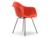 Vitra - Eames Plastic Armchair RE DAX, Red (poppy red), Without upholstery, Without upholstery, Standard version - 43 cm, Coated basic dark