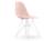 Vitra - Eames Plastic Side Chair DSR, Pale rose, Without upholstery, Without upholstery, Standard version - 43 cm, Coated white
