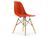 Vitra - Eames Plastic Side Chair RE DSW, Red (poppy red), Without upholstery, Without upholstery, Standard version - 43 cm, Yellowish maple