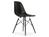 Vitra - Eames Plastic Side Chair RE DSW, Deep black, Without upholstery, Without upholstery, Standard version - 43 cm, Black maple
