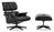 Vitra - Lounge Chair & Ottoman - Black Version