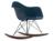 Vitra - RAR with Upholstery, Sea blue, With full upholstery, Sea blue / dark grey, Black, Basic dark/dark maple