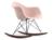 Vitra - Eames Plastic Armchair RE RAR, Pale rose, Coated basic dark, Dark maple