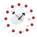 Vitra - Ball Clock, Red