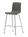 Vitra - HAL Bar Stool, Basalt grey, Bar version: 780mm
