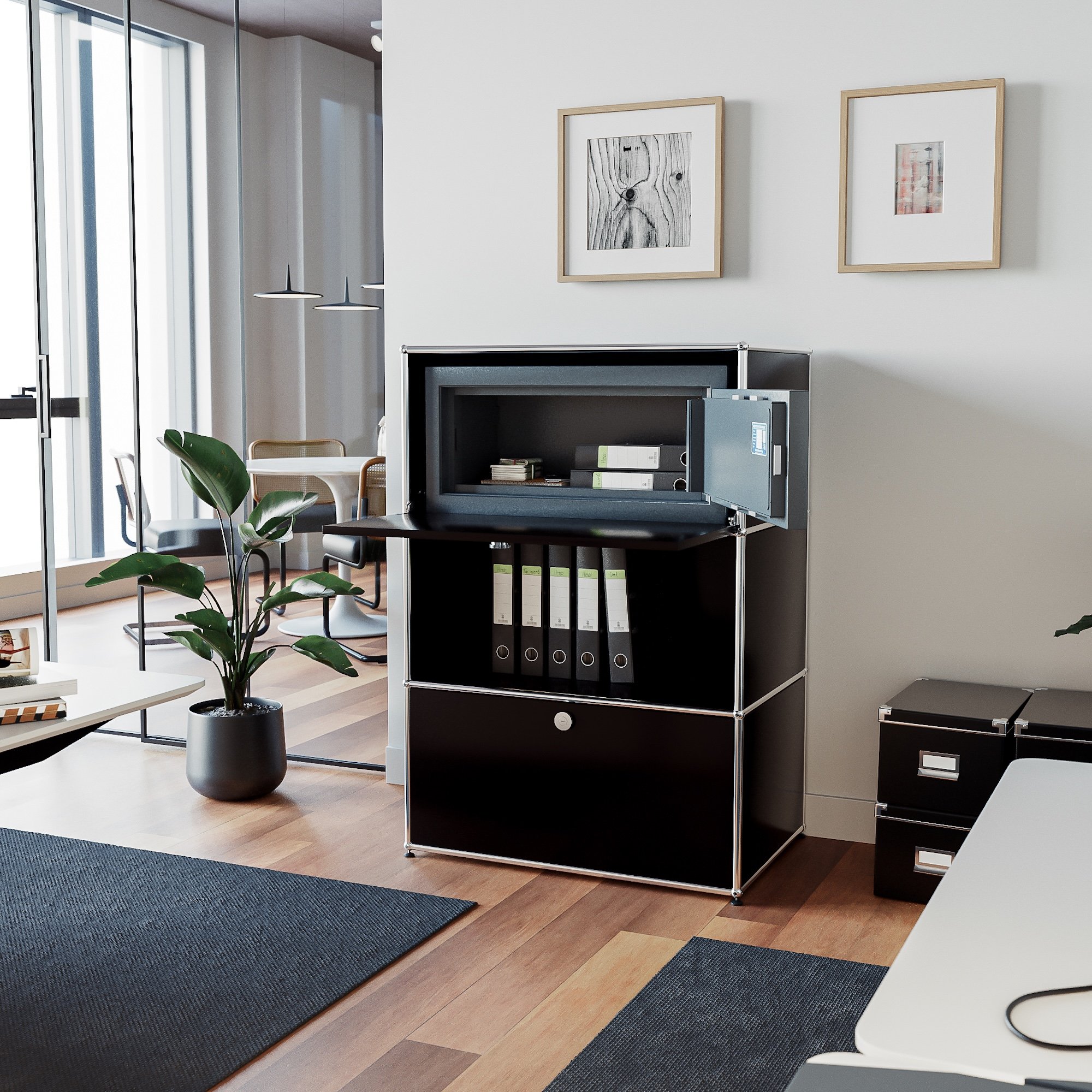 Balzsafe Connect Tresor für USM Haller Regale online bestellen Balzsafe Connect Tresor für USM Haller Regale von Balzwerk