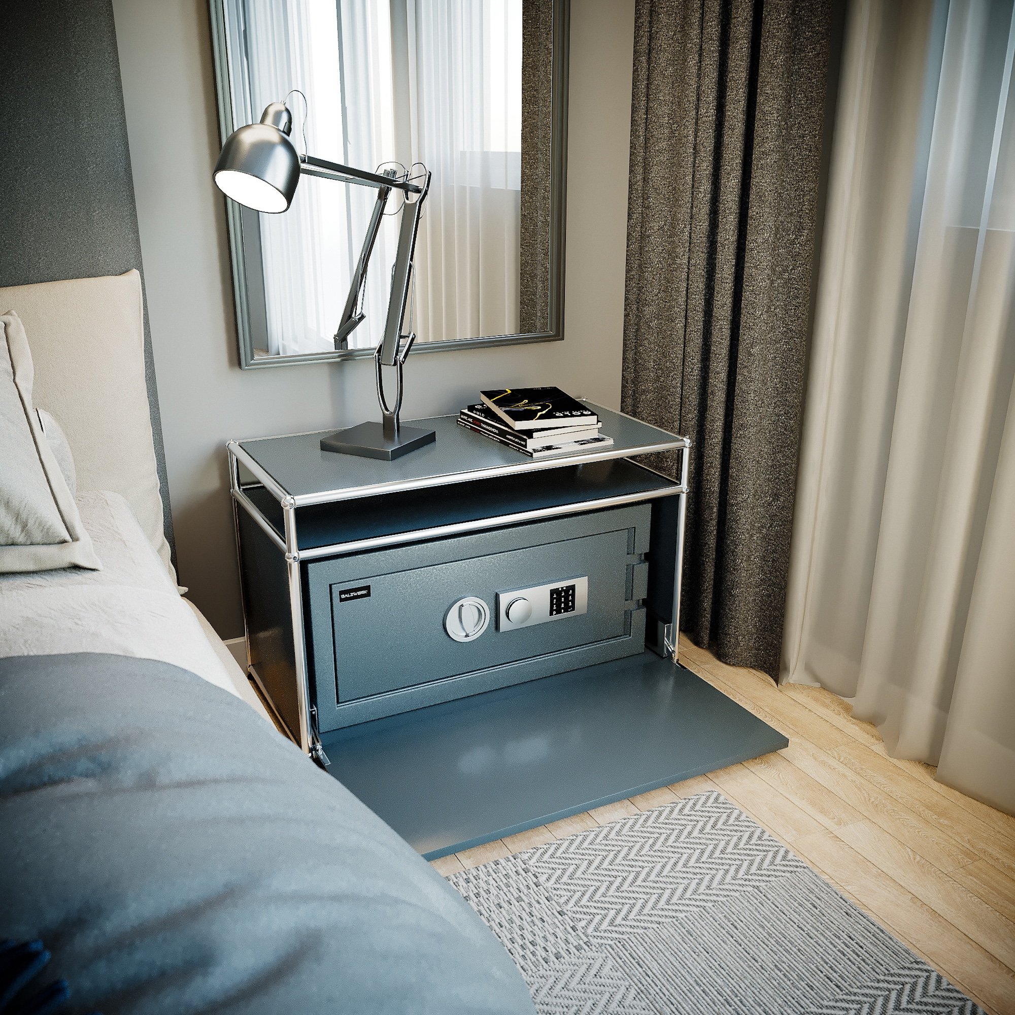 Balzsafe Connect Tresor für USM Haller Regale online bestellen Balzsafe Connect Tresor für USM Haller Regale von Balzwerk