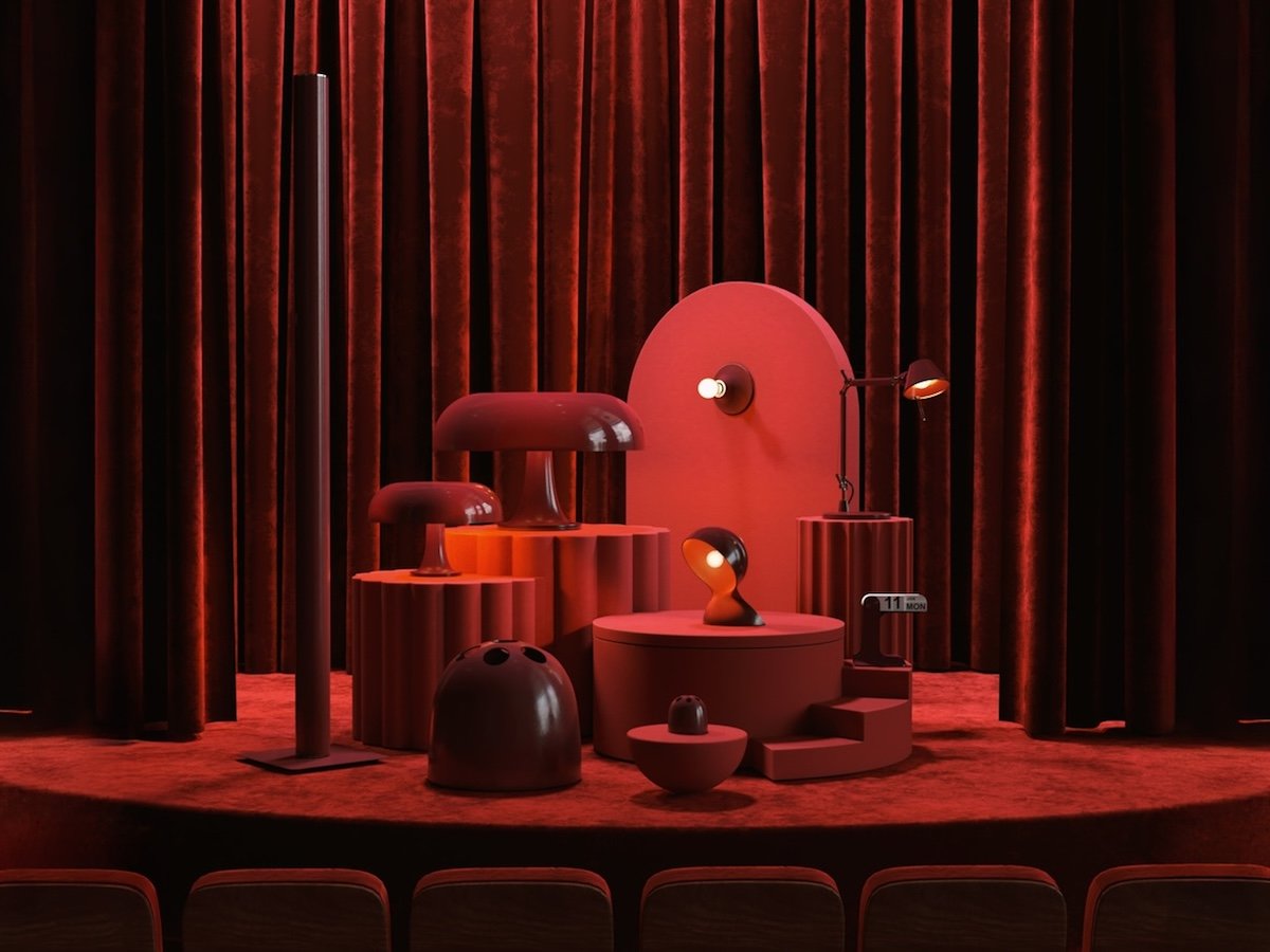 Design von Artemide bei smow entdecken und online bestellen Artemide Präsentation mit Dedalino Stiftehalter und Timor Tischkalender