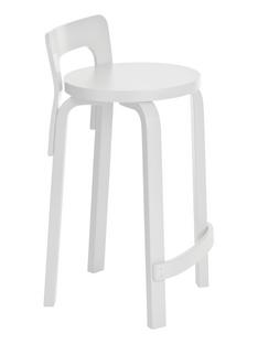 Kitchen Chair K65 Seat and legs white varnished